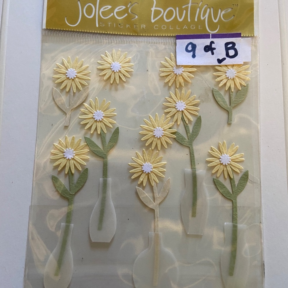 Flower Puffy Stickers